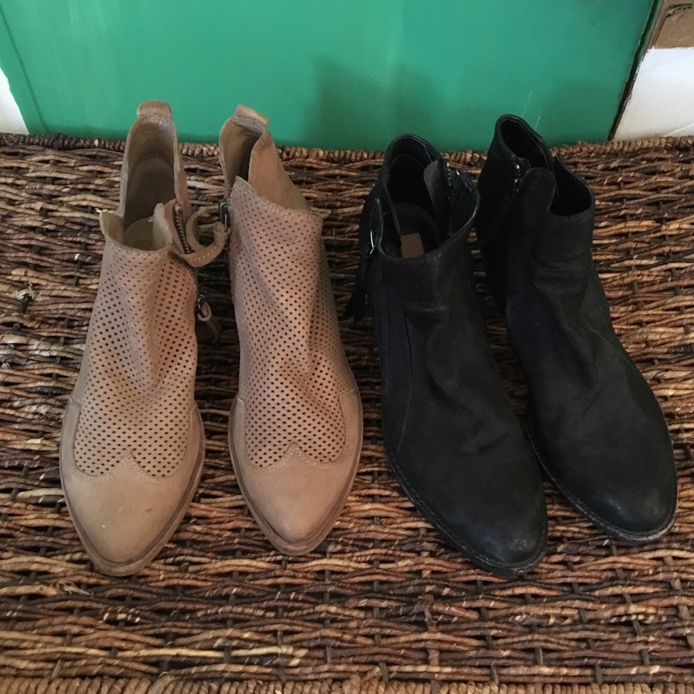 2 Dolce Vita ankle boots black&brown